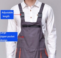 Work overalls men women protective coverall repairman strap jumpsuits trousers working uniforms Plus Size sleeveless coveralls