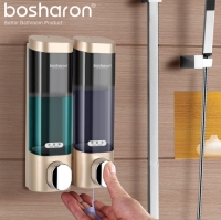Kitchen Liquid Hand Soap Dispenser Wall Mounted ABS Plastic Dispensers For Shampoo Body Wash Detergent Home Bathroom Accessories