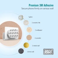 Ugreen Mobile Phone Holder Stand with Adhesive Wall Mount for iPhone 8 X 7  Plus Samsung Galaxy S9 S8 Plus HTC Cell Phone Holder